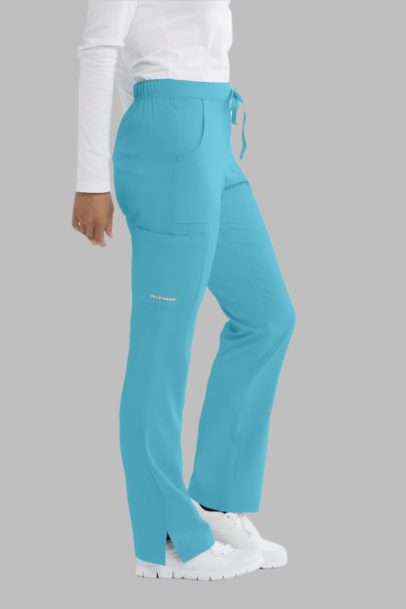 SKECHERS RELIANCE 3-POCKET FLAT FRONT PANTS  | TURQUOISE