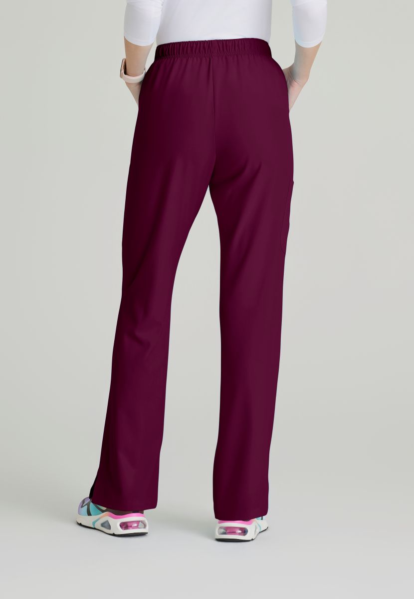 SKECHERS RELIANCE 3-POCKET FLAT FRONT PANTS  | Wine
