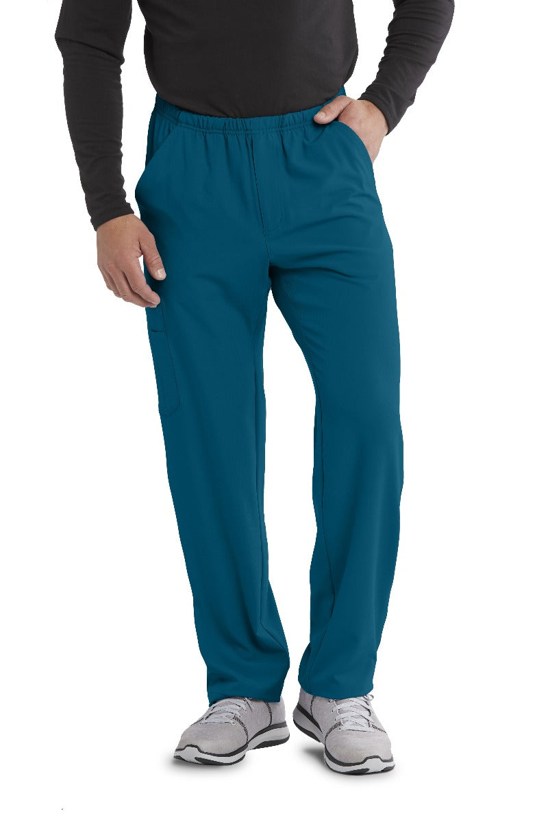 SKECHERS MALE STRUCTURE 4 POCKET ELASTIC WAISTBAND PANT | Bahama / Caribbean